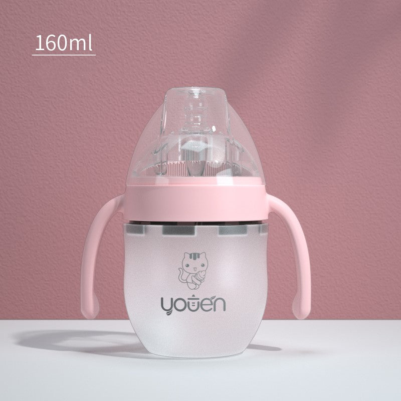 NumiSip Silicone Straw Baby Bottle