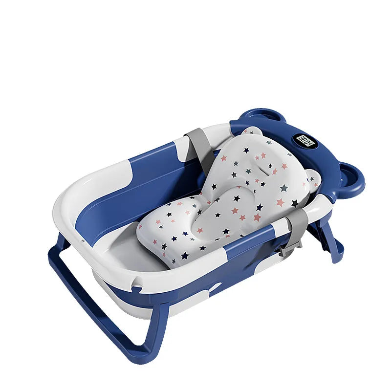 Calm Waters Temp-Sensing Baby Bathtub
