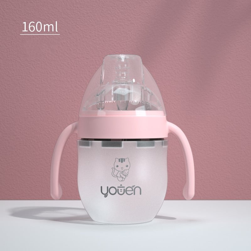 NumiSip Silicone Straw Baby Bottle