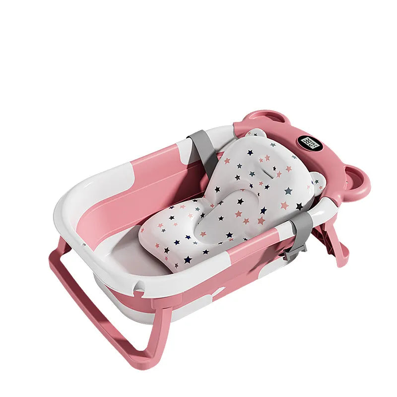 Calm Waters Temp-Sensing Baby Bathtub