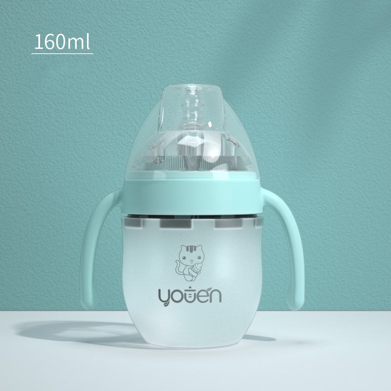 NumiSip Silicone Straw Baby Bottle