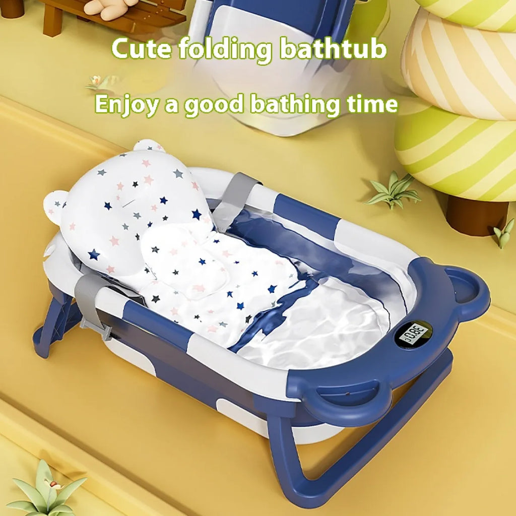 Calm Waters Temp-Sensing Baby Bathtub